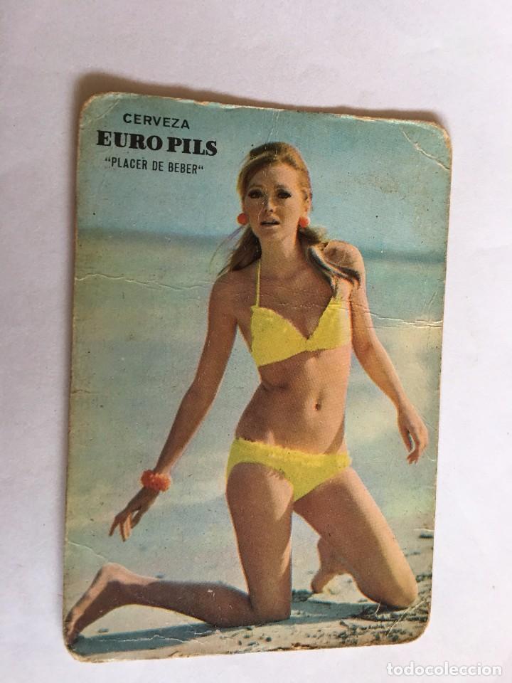 Kalender: CALENDARIO BOLSILLO EROTICO 1970 PUBLICIDAD CERVEZA CERVEZAS EURO PILS
