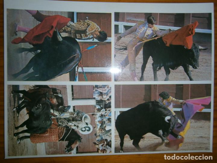 Kalender: CALENDARIO DE BOLSILLO..TOROS-1975 LAMINA DE 4 CALENDARIOS NUEVOS- serie 75B17