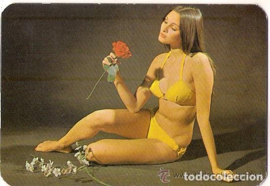 Kalender: -46996 CALENDARIO DESNUDO FEMENINO, EROTICO, A&Ntilde;O 1975, CON PUBLICIDAD, PRECIOSA MUJER