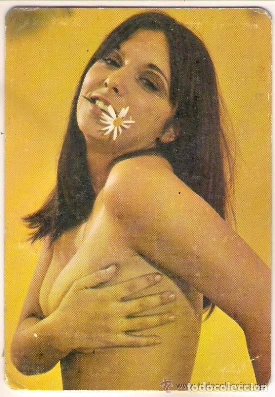 Calendars: -50673 CALENDARIO DESNUDO FEMENINO, EROTICO, A&Ntilde;O 1975, CON PUBLICIDAD, PRECIOSA MUJER