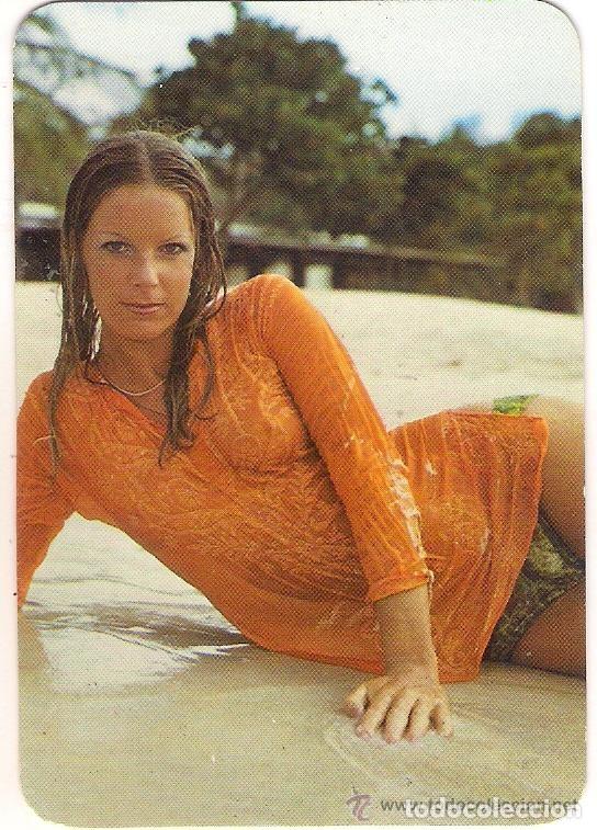 Calendars: -54350 CALENDARIO DESNUDO FEMENINO, EROTICO, A&Ntilde;O 1975, CON PUBLICIDAD, PRECIOSA MUJER