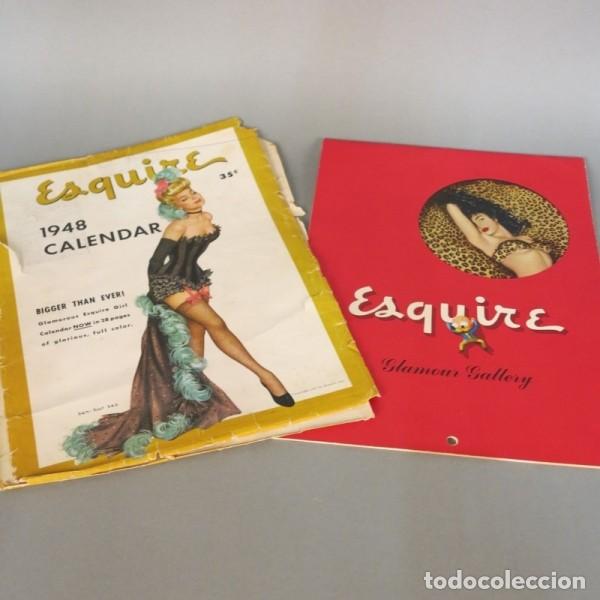 Calendars: calendario pin up esquire girl calendar a&ntilde;o 1948 completo en muy buen estado. (BRD)