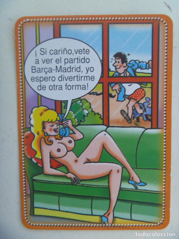 Calendars: CALENDARIO DE BOLSILLO DE 1999 , EROTICO CON MOZA. DIBUJITO, CHISTE VERDE