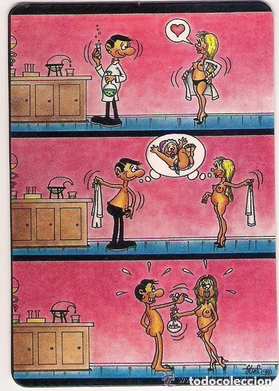 Calendars: -51269 CALENDARIO HUMOR EROTICO, DESNUDO, A&Ntilde;O 1987, CON PUBLICIDAD, SERIE MP