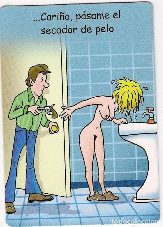 Kalender: -69610 CALENDARIO HUMOR EROTICO, A&Ntilde;O 2001, CON PUBLICIDAD, SERIE WCB 116, DESNUDO FEMENINO