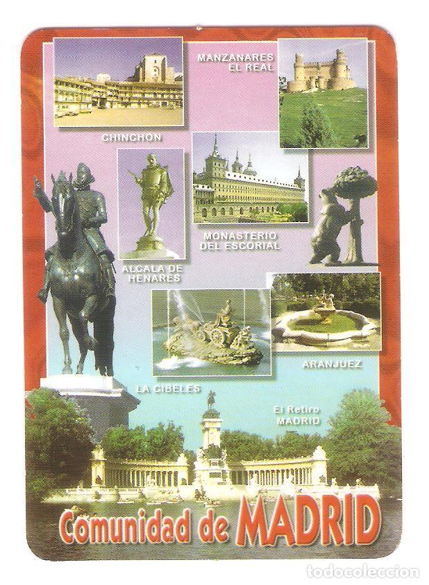 Calendars: CALENDARIO BOLSILLO SERIE A&Ntilde;O 2006  BO. 523  COMUNIDAD DE MADRID - MONUMENTOS - PUBLICIDAD REVERSO