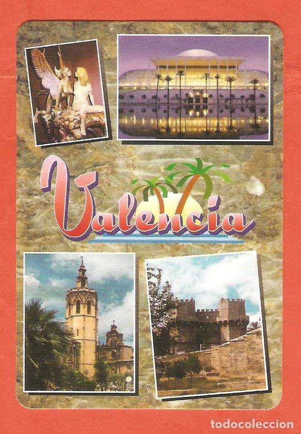Calendars: CALENDARIO BOLSILLO SERIE A&Ntilde;O 2000  RR  17  VALENCIA - MONUMENTOS - SIN PUBLICIDAD REVERSO