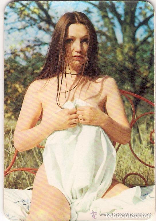 Kalender: -55819 CALENDARIO DESNUDO FEMENINO, EROTICO, A&Ntilde;O 1976, CON PUBLICIDAD, PRECIOSA MUJER