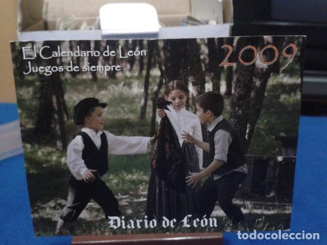 Calendriers: CALENDARIO DE BOLSILLO (  DIARIO DE LEON 2009)  JUEGOS DE SIEMPRE FECHAS MARCADAS CON BOLIGRAFO