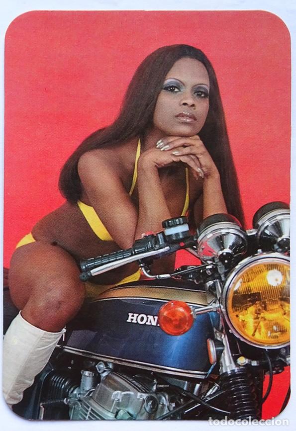 Calendars: calendario chica con moto   1981