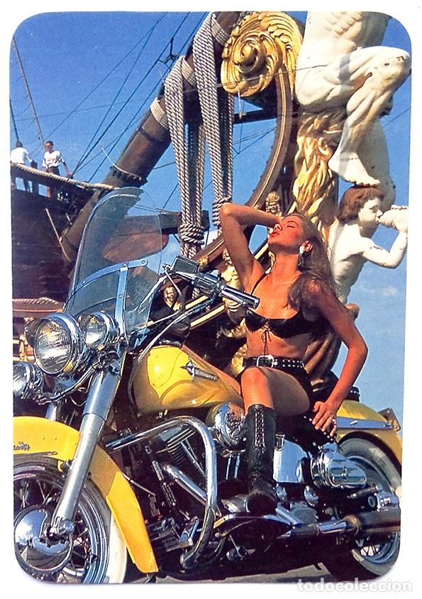 Calendars: calendario chica con moto extrangero 1999
