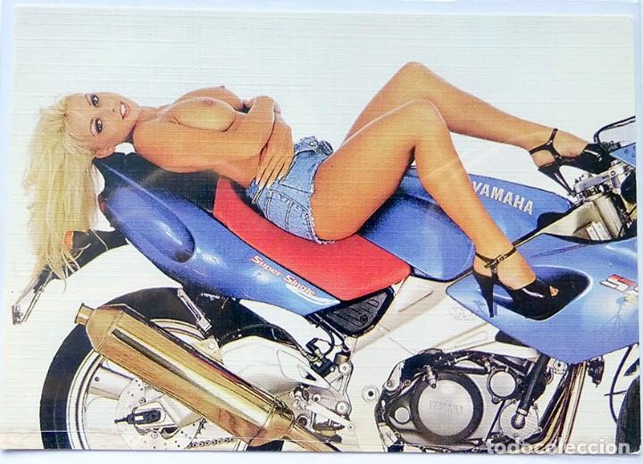 Calendars: calendario chica con moto extrangero 2000