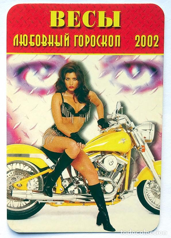 Calendars: calendario chica con moto extrangero 2002