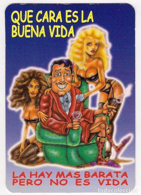 Calendars: -70334 CALENDARIO HUMOR EROTICO, DESNUDO FEMENINO, A&Ntilde;O 2009, SERIE BO 607, CON PUBLICIDAD, DIBUJO