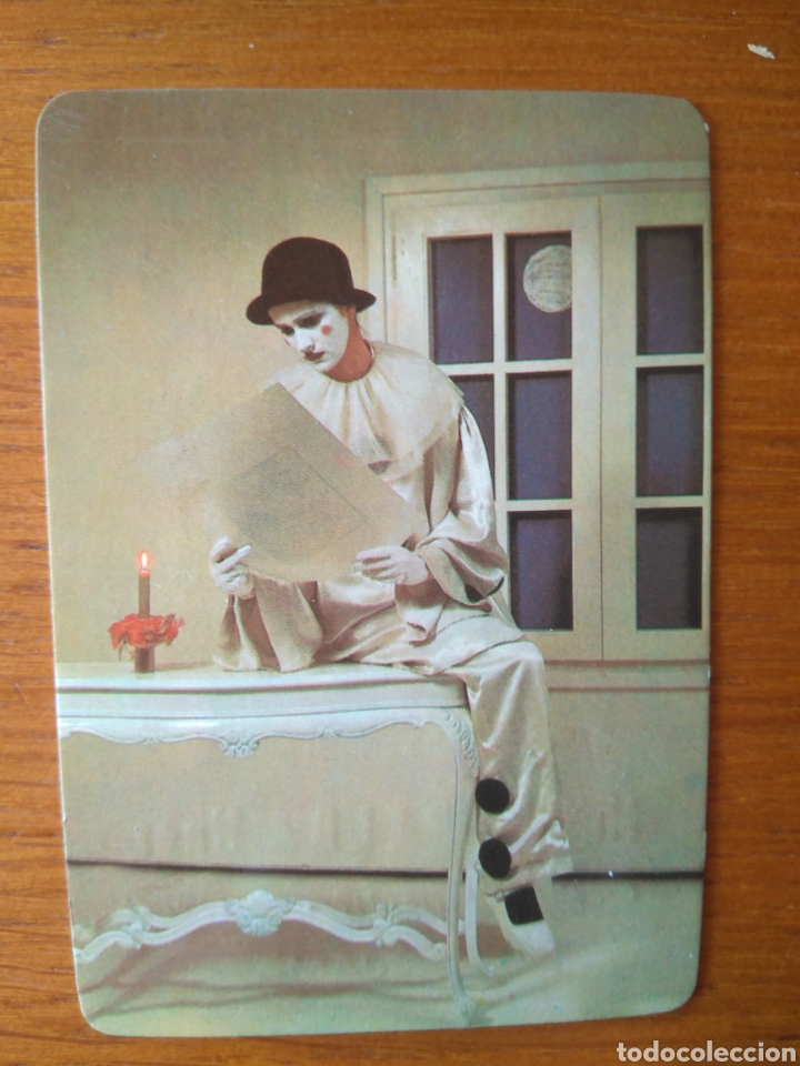 Kalender: CALENDARIO DE BOLSILLO PAYASO ARLEQU&Iacute;N SERIE CLB N.1202 A&Ntilde;O 1987