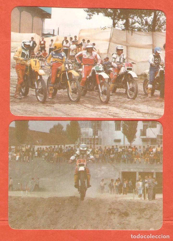 Kalender: 2  CALENDARIOS DE BOLSILLO DE PORTUGAL A&Ntilde;O 1985  DEPORTES - MOTOS - VER FOTO REVERSOS