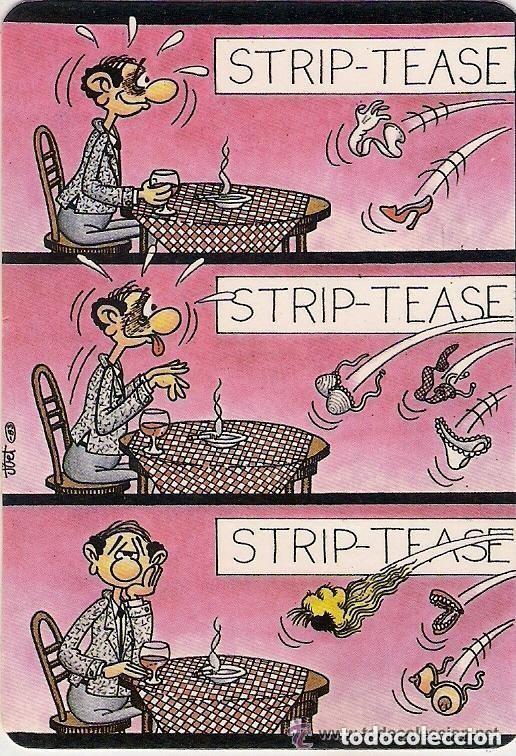 Kalender: -51267 CALENDARIO HUMOR EROTICO, A&Ntilde;O 1986, CON PUBLICIDAD, SERIE DLB MP 81, STRIP-TEASE, DIBUJO
