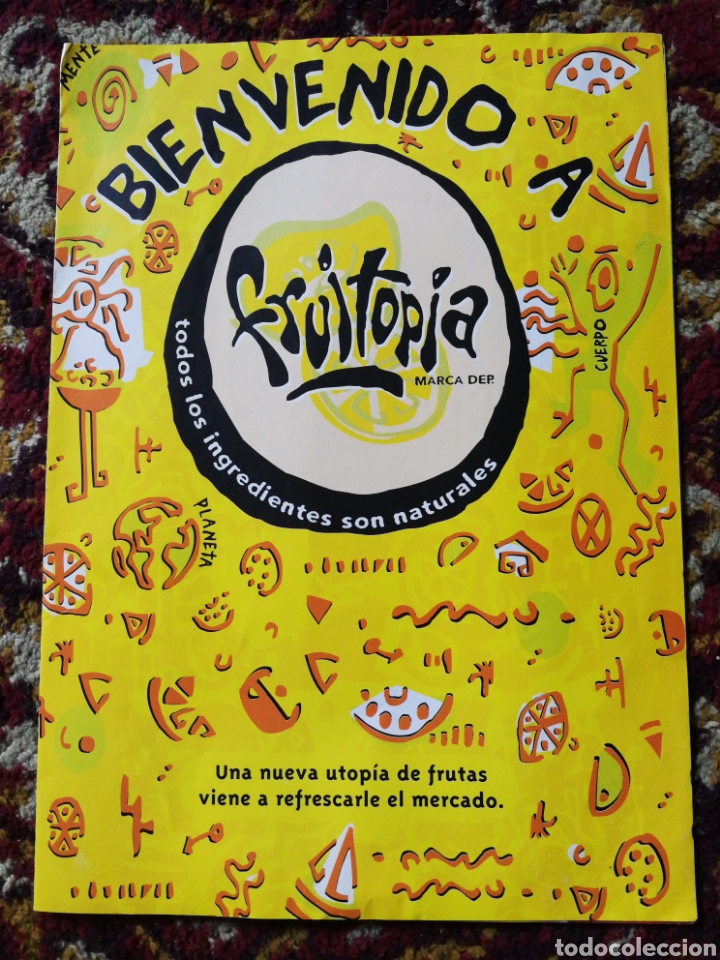 Calendriers: ANTIGUA PUBLICIDAD FRUITOPIA, LA IDEA MAS REFRESCANTE. A&Ntilde;OS 90.