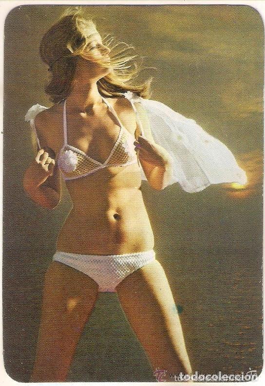 Kalender: -50845 CALENDARIO DESNUDO FEMENINO, EROTICO, A&Ntilde;O 1973, CON PUBLICIDAD, PRECIOSA MUJER