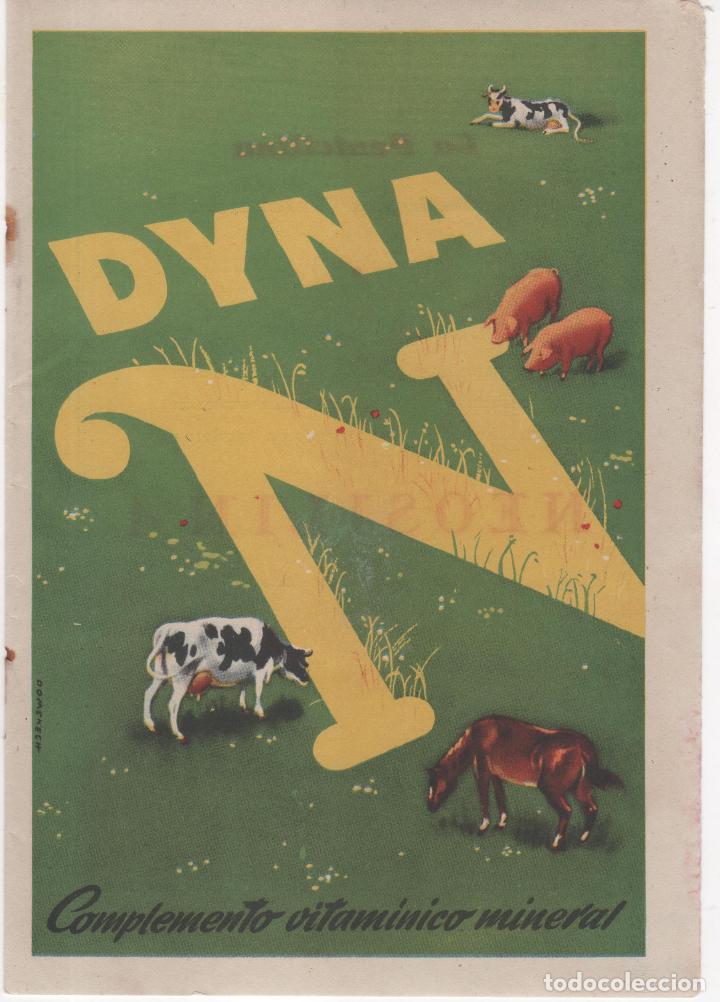 Calendriers: D&iacute;ptico Publicidad  Fenotiazina Neosan .Complemento vitam&iacute;nico . Uso veterinario