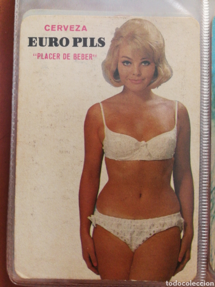 Calendriers: CALENDARIO CERVEZA EUROPILS, PLACER DE BEBER, 1968.