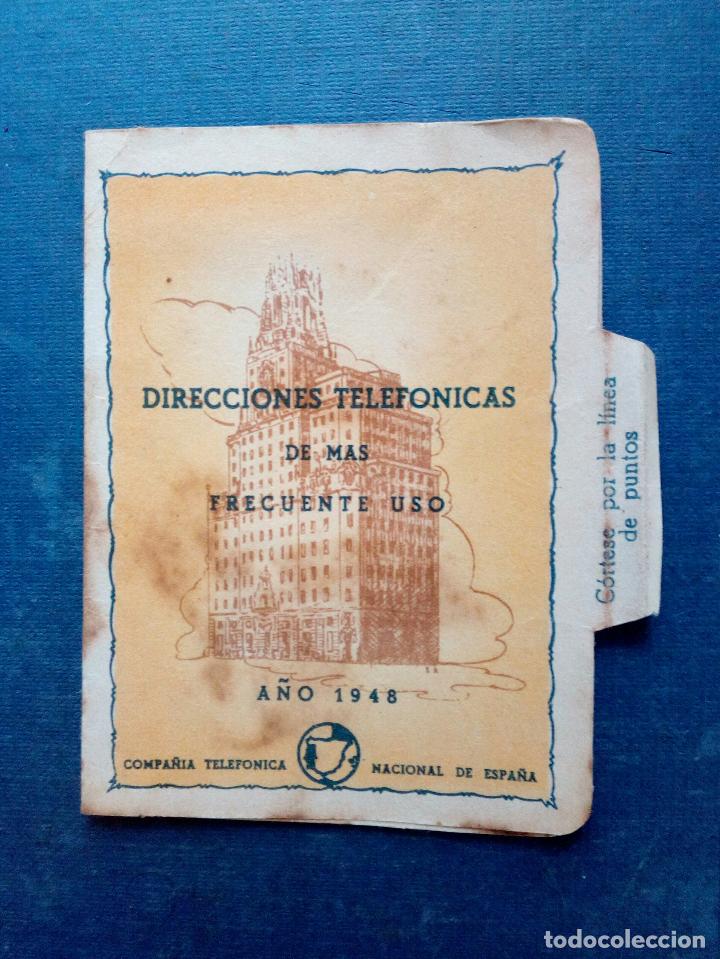 Calendriers: CALENDARIO COMPA&Ntilde;&Iacute;A TELEF&Oacute;NICA NACIONAL DE ESPA&Ntilde;A 1948.