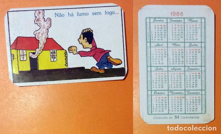 Calendriers: CALENDARIO EDITADO EN PORTUGAL- A&Ntilde;O 1986 - SERIE HUMOR