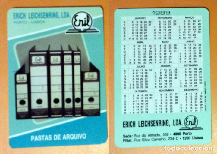 Kalender: CALENDARIO EDITADO EN PORTUGAL- A&Ntilde;O 1989 - ERICH LEICHSENRING, LDA.