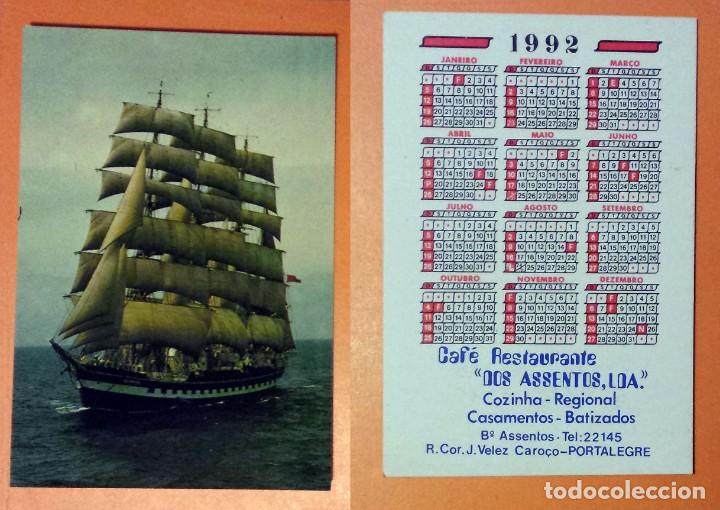 Kalender: CALENDARIO EDITADO EN PORTUGAL- A&Ntilde;O 1992 - CAF&Eacute; RESTAURANTE DOS ASSENTOS