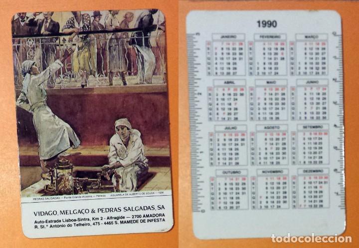 Kalender: CALENDARIO EDITADO EN PORTUGAL- A&Ntilde;O 1990 - VIDAGO, MELGA&Ccedil;O & PEDRAS SALGADAS, S.A.