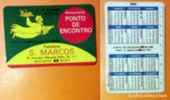 Kalender: CALENDARIO EDITADO EN PORTUGAL- A&Ntilde;O 1990 - PASTELERIA S. MARCOS