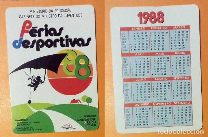Kalender: CALENDARIO EDITADO EN PORTUGAL- A&Ntilde;O 1988 - F&Eacute;RIAS DESPORTIVAS