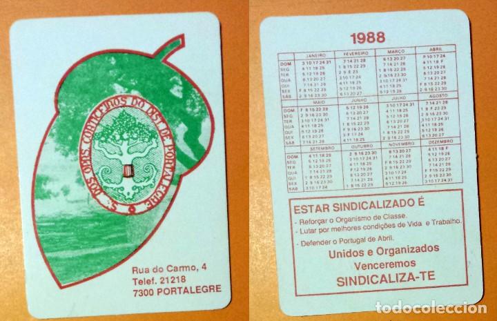 Kalender: CALENDARIO EDITADO EN PORTUGAL- A&Ntilde;O 1988 - SINDICALIZA-TE