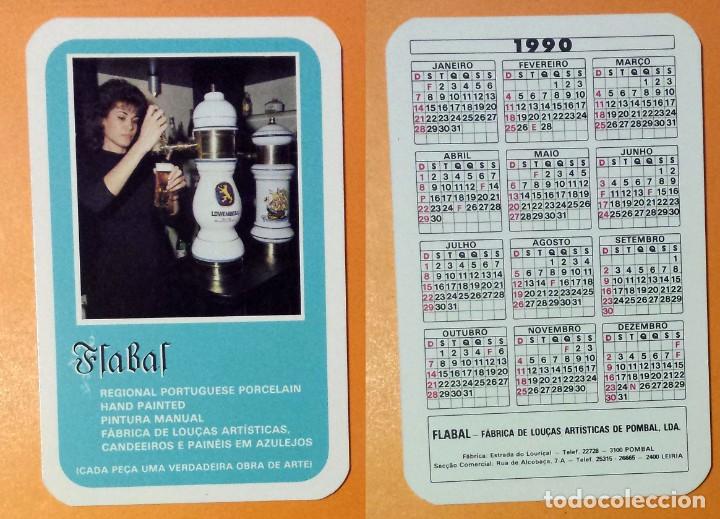Kalender: CALENDARIO EDITADO EN PORTUGAL- A&Ntilde;O 1990 - FLABAL - F&Aacute;FRICA DE LOU&Ccedil;A