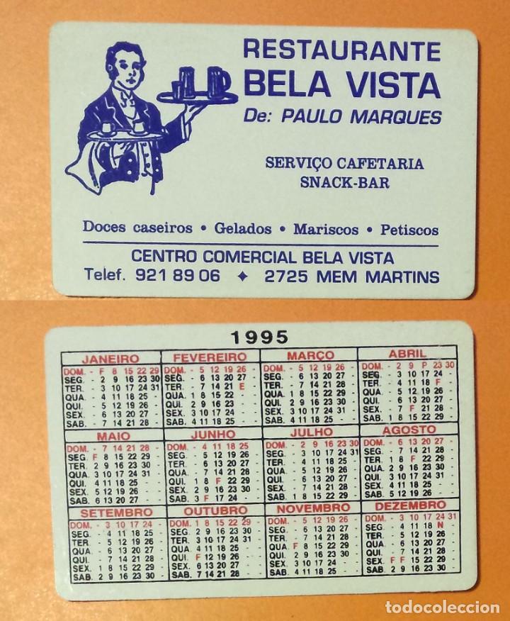 Calendriers: CALENDARIO EDITADO EN PORTUGAL- A&Ntilde;O 1995 - RESTAURANTE BELA VISTA
