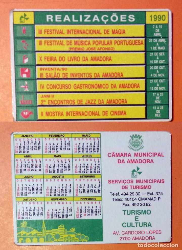 Calendriers: CALENDARIO EDITADO EN PORTUGAL- A&Ntilde;O 1990 - C&Aacute;MARA MUNICIPAL DE AMADORA