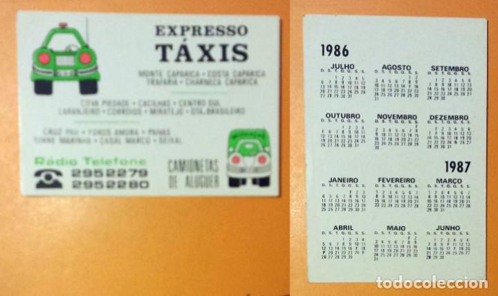 Calendriers: CALENDARIO EDITADO EN PORTUGAL- A&Ntilde;O 1986 - EXPRESSO T&Aacute;XIS