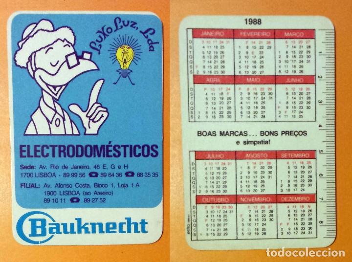 Calendriers: CALENDARIO EDITADO EN PORTUGAL- A&Ntilde;O 1988 - BAUKNECHT