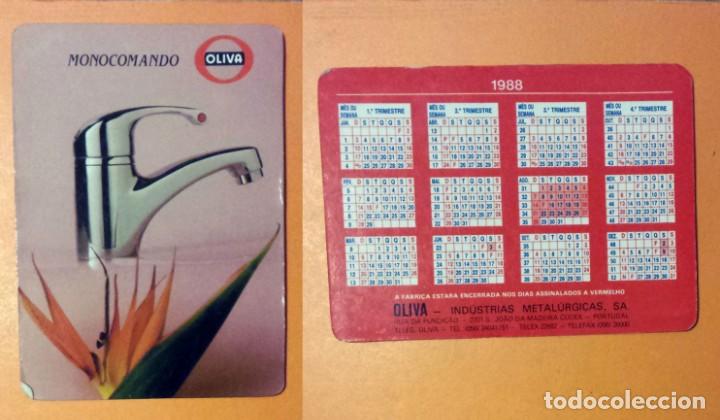 Calendriers: CALENDARIO EDITADO EN PORTUGAL- A&Ntilde;O 1988 - MONOCOMANDO OLIVA