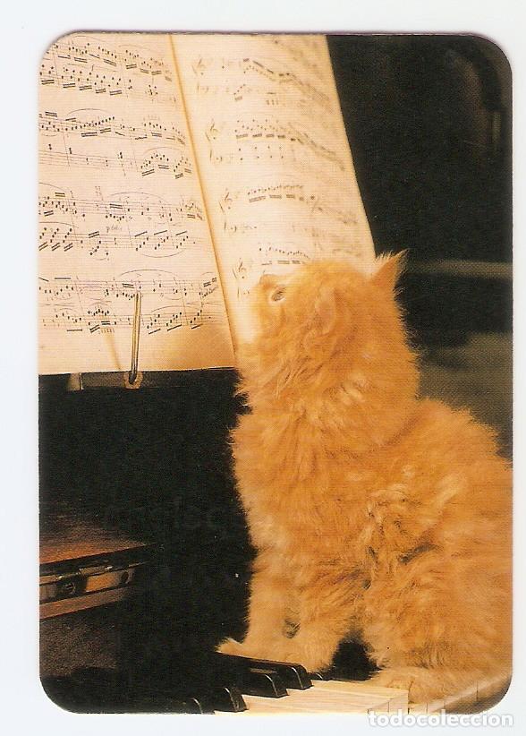 Calendars: CALENDARIO DE BOLSILLO DE SERIE A&Ntilde;O 1992 W.C.B.N&ordm; 337 GATO - M&Uacute;SICA - PUBLICIDAD EN REVERSO