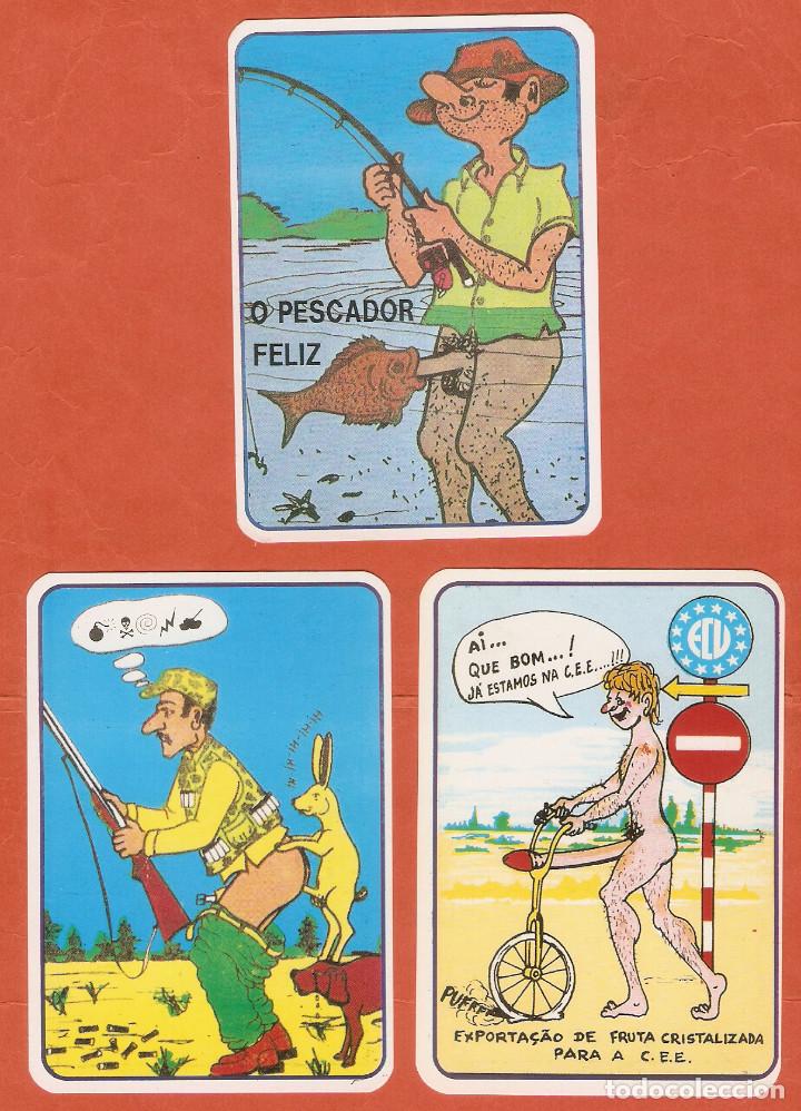 Calendars: 3  CALENDARIOS DE  BOLSILLO DE  PORTUGAL   A&Ntilde;O 1995  CHISTES - HUMOR -  VER FOTO DE REVERSOS
