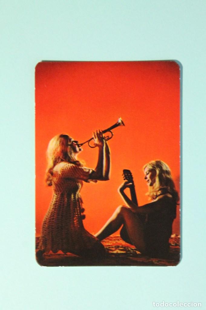 Calendars: CALENDARIO DE CHICA. NO FOURNIER. MUY BUEN ESTADO. VER FOTOS. &Aacute;&Ntilde;O 1973. MUSICA.