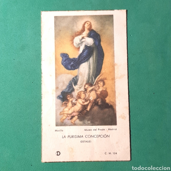 Kalender: (C-STP02) ESTAMPA RELIGIOSA - N&deg;C.M. 104. LA PURISIMA CONCEPCION