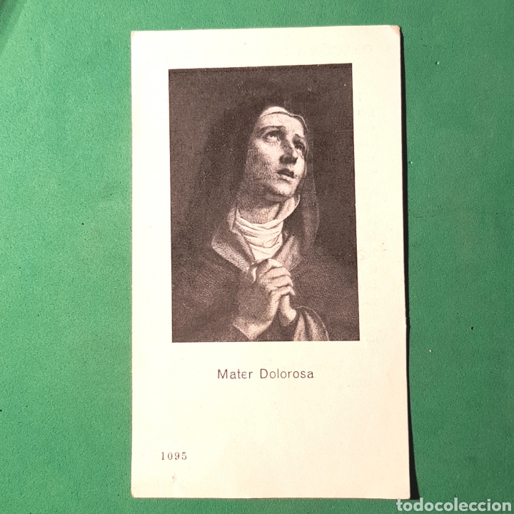 Kalender: (C-STP04) ESTAMPA RELIGIOSA - N&deg;1095. MATER DOLOROSA. ORACI&Oacute;N