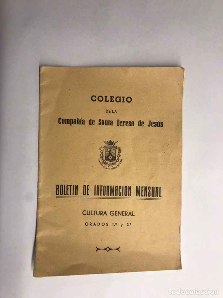 Kalender: VALENCIA. Colegio de la Compa&ntilde;&iacute;a de Santa Teresa de Jes&uacute;s. Bolet&iacute;n de Informaci&oacute;n Mensual (a.1950?)