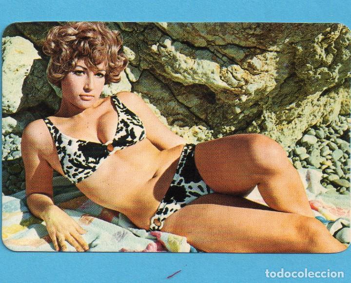 Kalender: CALENDARIO DE BELLA SE&Ntilde;ORITA ERROTICO SERIE I-46 N&ordm; 41.947 DEL A&Ntilde;O 1974 SIN CIRCULAR