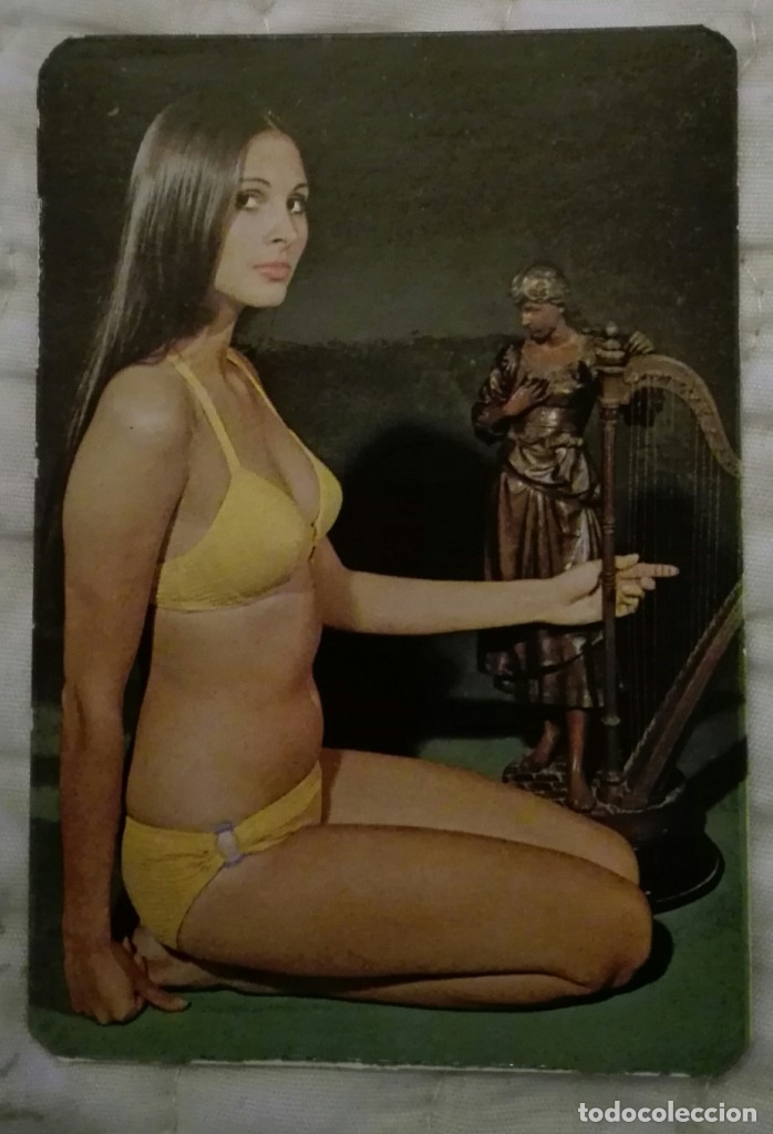 Calendars: -73887 CALENDARIO DESNUDO FEMENINO, EROTICO, A&Ntilde;O 1973, SERIE GRAY, CON PUBLICIDAD, PRECIOSA MUJER