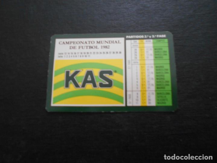 Calendars: calendario antiguo de  futbol de kas  mundial 82