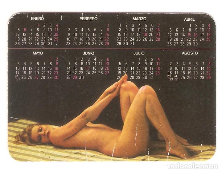 Kalender: CALENDARIO DE BOLSILLO A&Ntilde;O 1976 CHICA - PUBLICIDAD SANTA POLA - ALICANTE - VER FOTO REVERSO