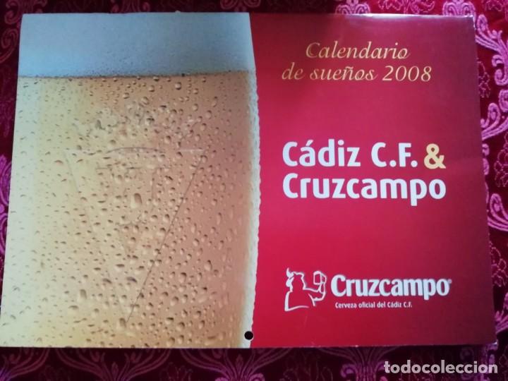 Kalender: calendario  cruzcampo de pared calendario de los sue&ntilde;os 2008 cadiz c.f.